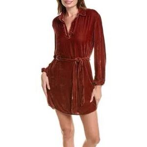 Bella Dahl Silk-Blend Tunic Dress